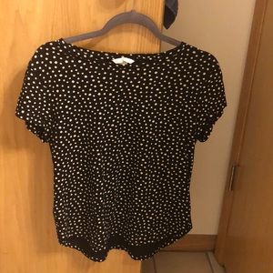 Black and White polka dot Tee shirt from H&M